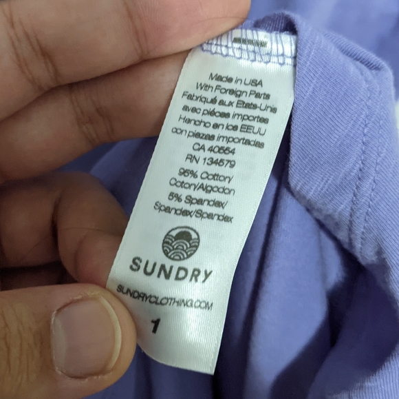 NEW Anthropologie Sundry Iris Ruched Midi Short Sleeve T-shirt Dress S - Picture 4 of 8